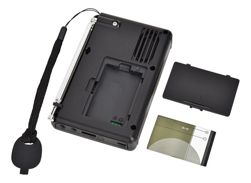 Aa Radio Portátil Am/fm/sw Con Grabador Mp3 Usb
