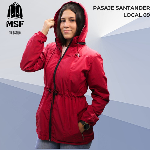 Chaqueta Impermeable Rv Dama Importada 