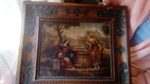 Oleo Jesus Y La Samaritana Copia En El Louvre