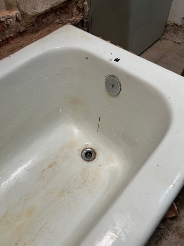 Bañera En Hierro Fundido Blanca (Usado)