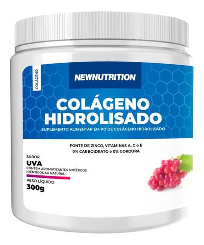 Colágeno Hidrolisado Tipo 1 - Pronta Entrega! Newnutrition