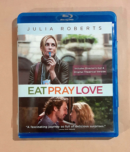 Eat Pray Love ( Comer Rezar Amar ) -import- Blu-ray Original