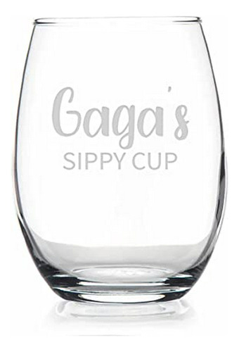 Copa De Vino Sin Tallo De Gaga's Sippy Cup  Regalo Del Día 