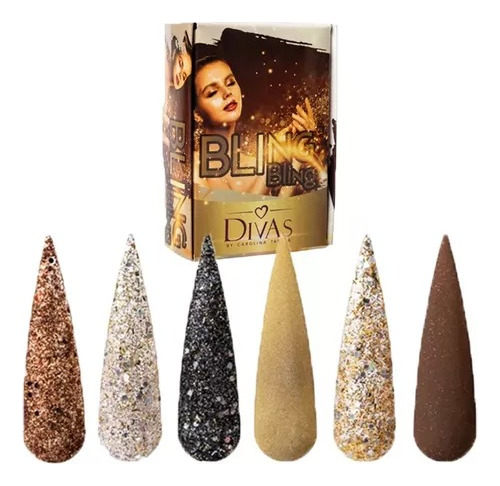 Coleccion De Acrilicos Bling Blig Divas De Wapizima 