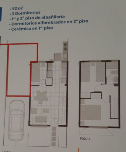 Casa 3 Dormitorios 1 Baño