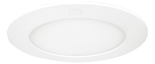 Panel Led Ado-010 Redondo Slim Blanco Cálido 6w
