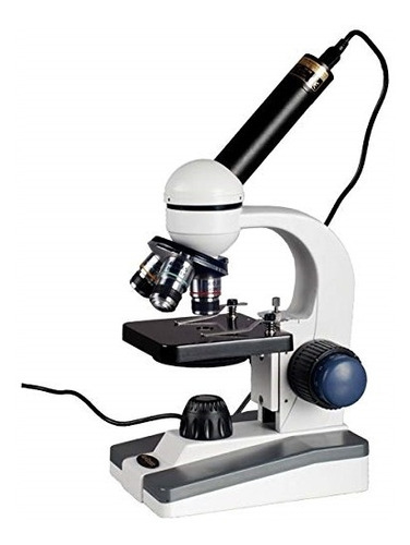 Microscopio Compuesto Biológico + Cámara Digital Usb Imager