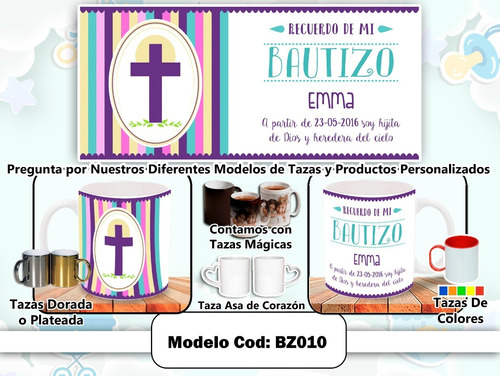 Taza Personalizada - Bautizo Y Primera Comunión - Bz010