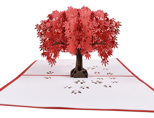 Tarjetas Navideñas Y Desplegables En 3d Con Sobre, Regalos F