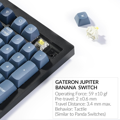 Keychron V6 Max Wireless Custom Mechanical Keyboard, 2.4 ...