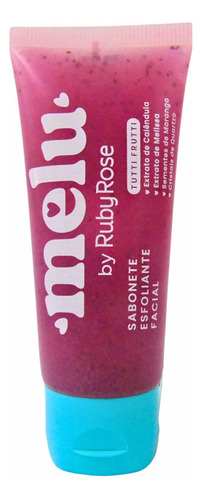 Sabonete Esfoliante Facial Melu Ruby Rose Tutti Frutti 75g