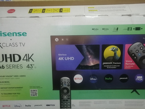 Imagen 4 de 4 de Tv Smart Hisense 43 Pulgadas 4k Uhd 2022, Bluetooth, Android