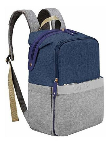 Canway - Mochila Para Pañales, Unisex, Color Azul