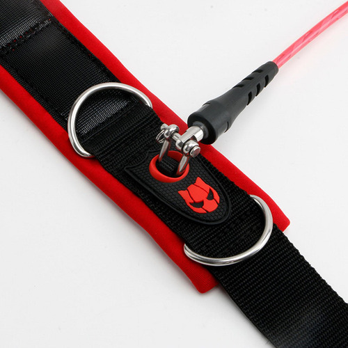 Freediving Lanyard Pulsera De Buceo De Acero Inoxidable Rojo