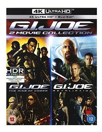 4k Ultra Hd + Blu-ray G. I. Joe Collection / Incluye 2 Films