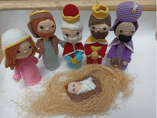 Nacimiento Pesebre Tejido A Crochet Amigurumi