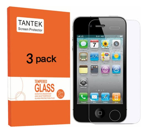 iPhone 4s/4 Protector De Pantalla,tantek 4ldsx