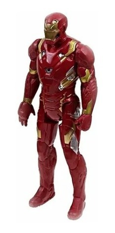 Muñeco Iron Man Avengers 30cm- Articulado- Sonido.