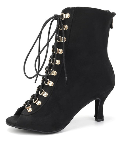 Juodvmp Botas De Baile Mujeres Tacón Alto  B0bgxpwqdl_140424