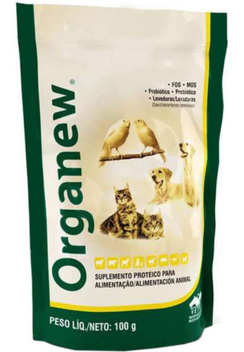 Organew Pet Suplemento Proteico 100g Vetnil Cães Gatos