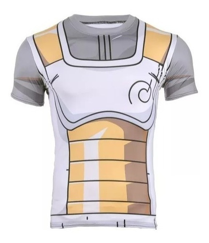 Playera Licra Compresión Vegeta Saiyajin Dragon Ball Gym