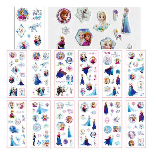 Pegatinas De Burbujas 3d De Disney Para Niños Pegatinas De