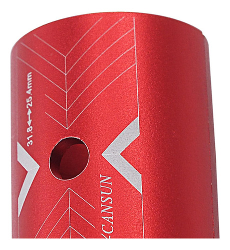 Para Adaptador De Conversión De Cuña Para Manillar De Rojo