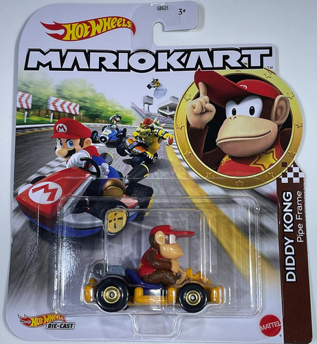 Hot Wheels - Mario Kart - Diddy Kong - Marco De Tubería - 20