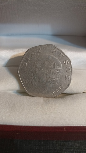 Moneda 10 Pesos Don Miguel Hidalgo México 1981 (Usado)