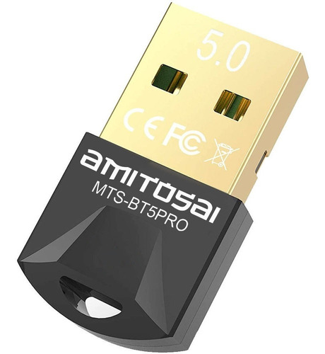 Adaptador Bluetooth Amitosai Mini Mts-bt5pro Usb Pc U5