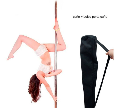 Caño Giratorio Pole Dance + Mochila Bolso Porta Caño