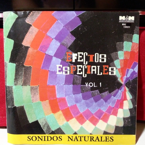 Efectos Especiales Vol 1 Cd Sonidos Naturales 1994 Impecable