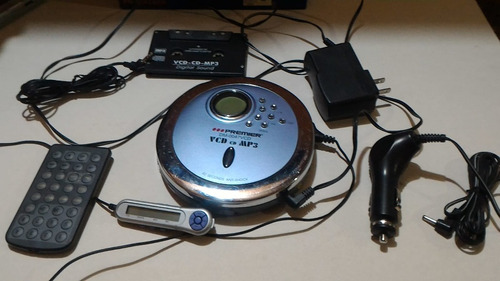 Discman Cd Player Mp3 Control Remoto Premier Usado 