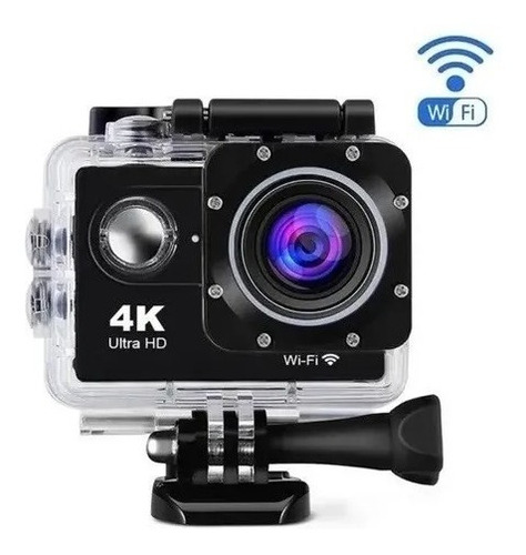 Imagen 2 de 3 de Camara 4k Full Hd Sports Wifi Resistente Al Agua