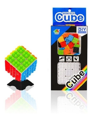 Cubo Rubik De Bloques De Construccion 