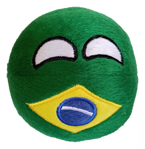 Brasil De Pelúcia Bolinha Do Brasil Brasilball Countryball