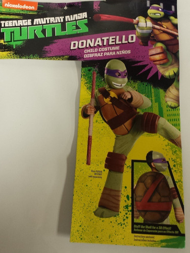 Disfraz Para Niño Donatello Las Tortugas Ninja Talla L | Envío gratis Disfraz Para Niño Donatello Las Tortugas Ninja Talla L | Envío gratis