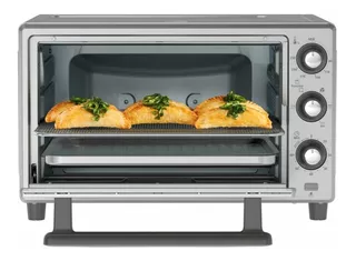 Horno Tostador Oster Con Freidora De Aire 25 Lts Plateado