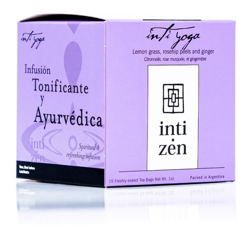 Imagen 2 de 6 de Te Inti Zen Caja 15 Saquitos 2 Gramos Inti Yoga