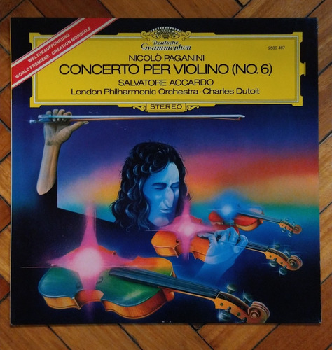 Vinilo Nicolo Paganini Concerto Per Violino No.6