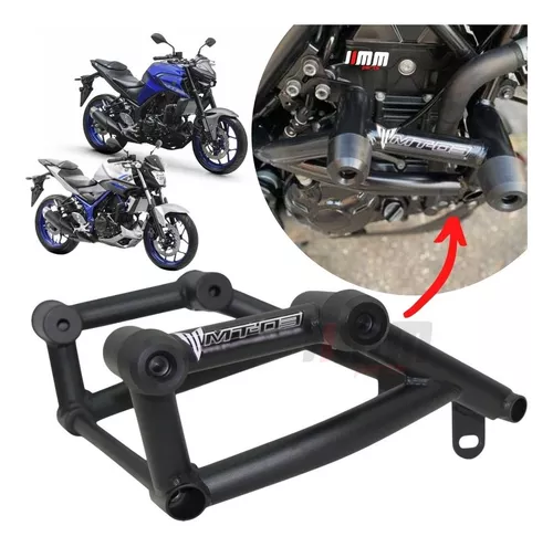 Protetor Stunt Race Mt 03 Stunt Cage Yamaha Mt03 Preto Fosco