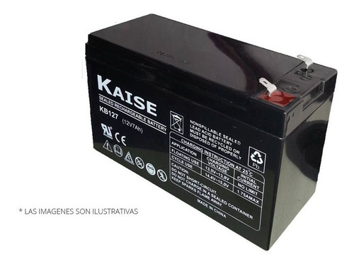 Imagen 3 de 5 de Bateria De Gel 12v 7ah Sistema De Alarma Seguridad