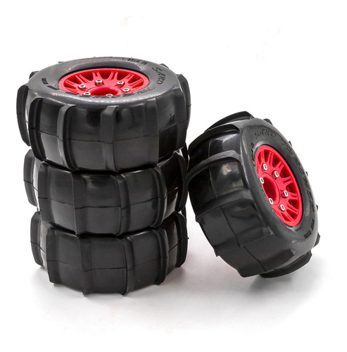 Neumáticos Snow Paddle Rc Off Road Sand, 4 Piezas De Repuest