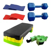 Comprar Step Con Modulos + Mancuernas + Tobilleras + Bandas Circular