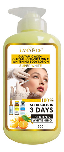 Ácido, Glutatión Y Vitamina C, 500 Ml, Blanqueador Glutámico