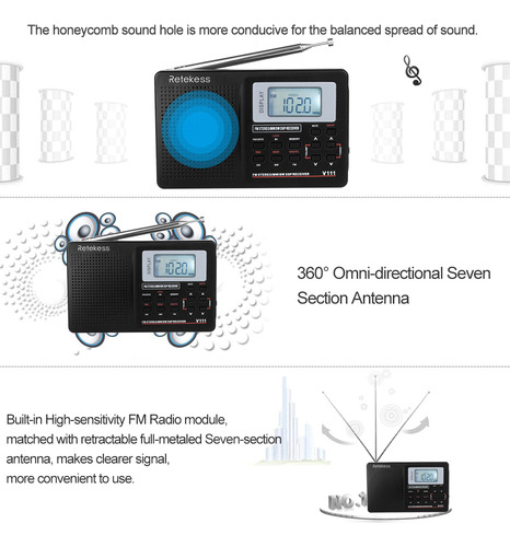 Conjunto De Rádio Mini Dsp Stereo 9khz Com Sintonização De R
