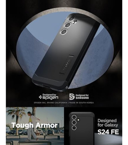 Funda Spigen Tough Armor Diseñada Para El Galaxy S24 Fe