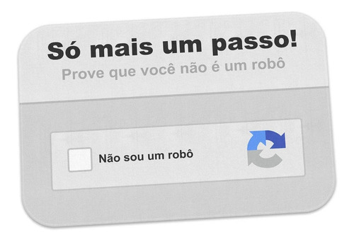 Capacho Captcha Eu Não Sou Um Robô