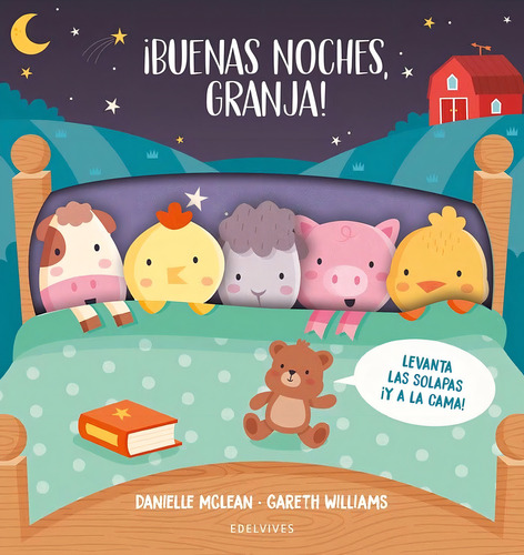 Buenas Noches, Granja!, De Mclean, Danielle. Editorial Edelvives, Tapa Dura En Español