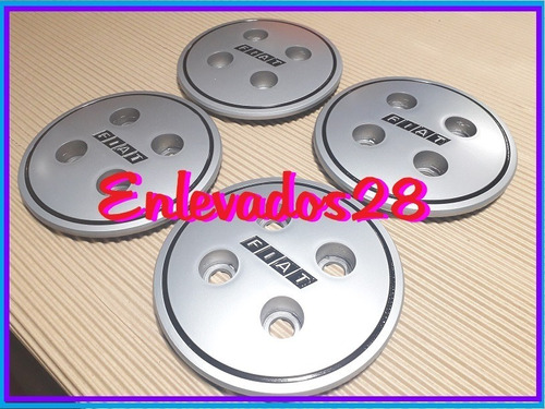 Tasas De Llanta De Fiat 128/147/duna/600 Kit X 4 (lisas)